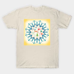 Christmas snowflakes T-Shirt